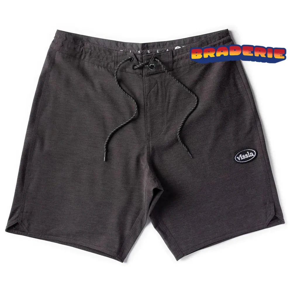 VISSLA MAILLOT DE SURF SOLID SET 18,5“ Black