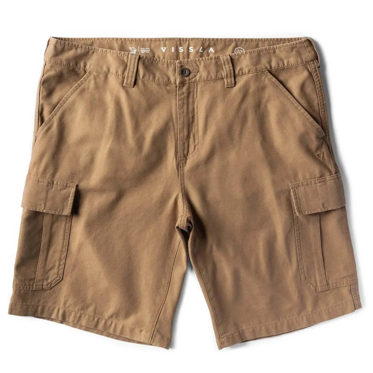 VISSLA WALKSHORT COUNTY CARGO TWILL 21" Dark kaky