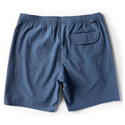 maillot surf bleu homme taille élastique et cordon détail poche arrière