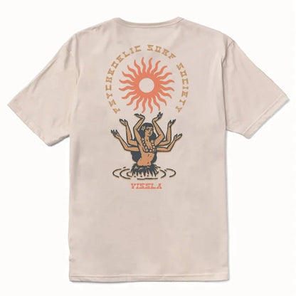VISSLA T-SHIRT HULA HANDS Bone