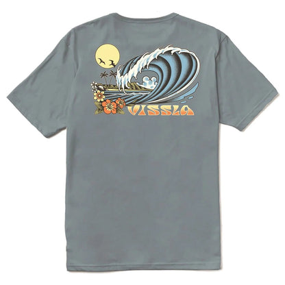 t shirt Vissla Breakers print dos vagues surf vue arrière