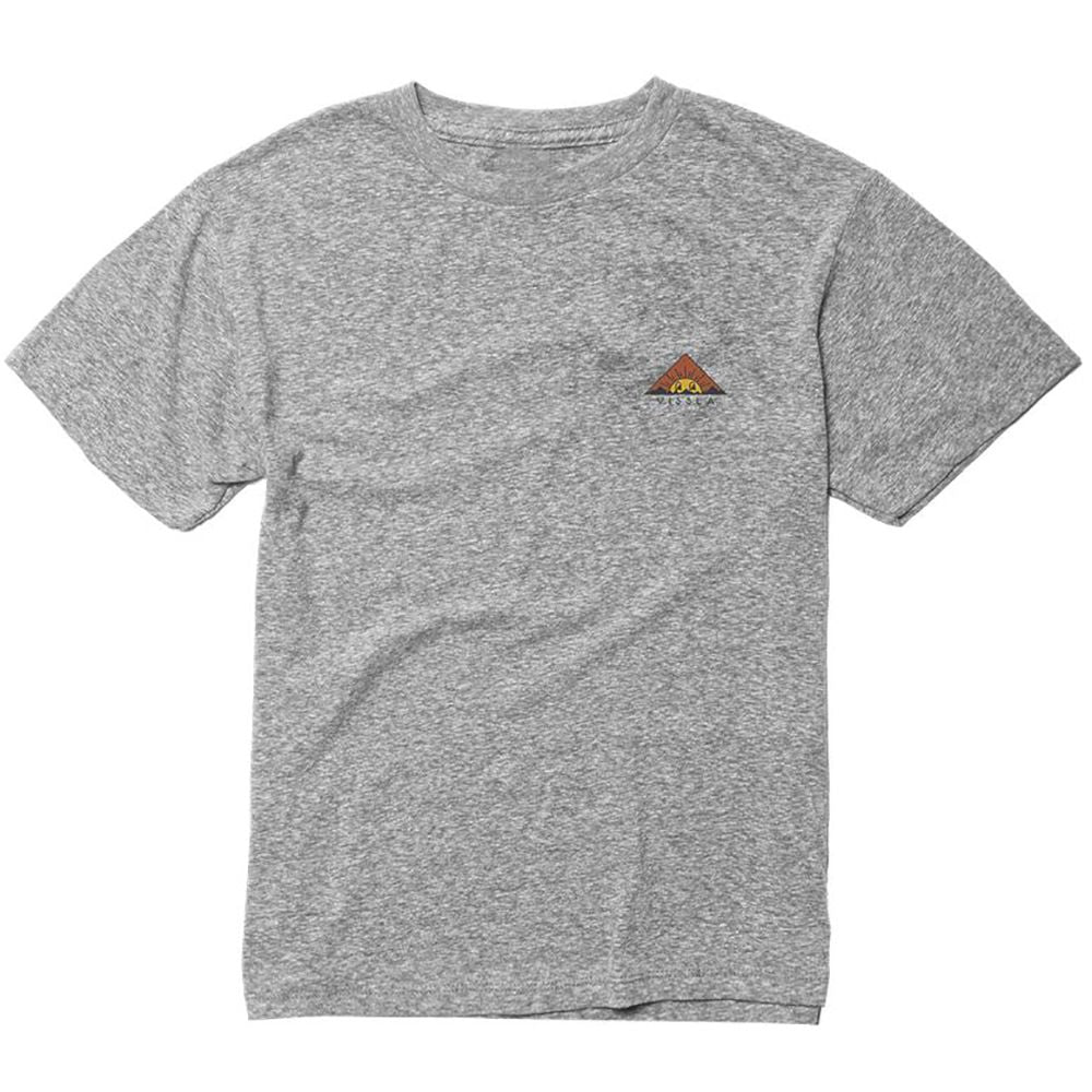 T-shirt Vissla Warming Boys Tee couleur grey heather logo sur le coeur