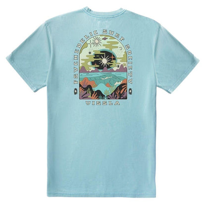 VISSLA TEE SHIRT LUCID DREAMS COSMIC WASH Vintage blue