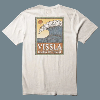 tee-shirt Vissla Peaky print graphique dos surf vue arrière