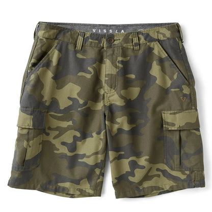 VISSLA BERMUDA COUNTY CARGO TWILL 21" Camo