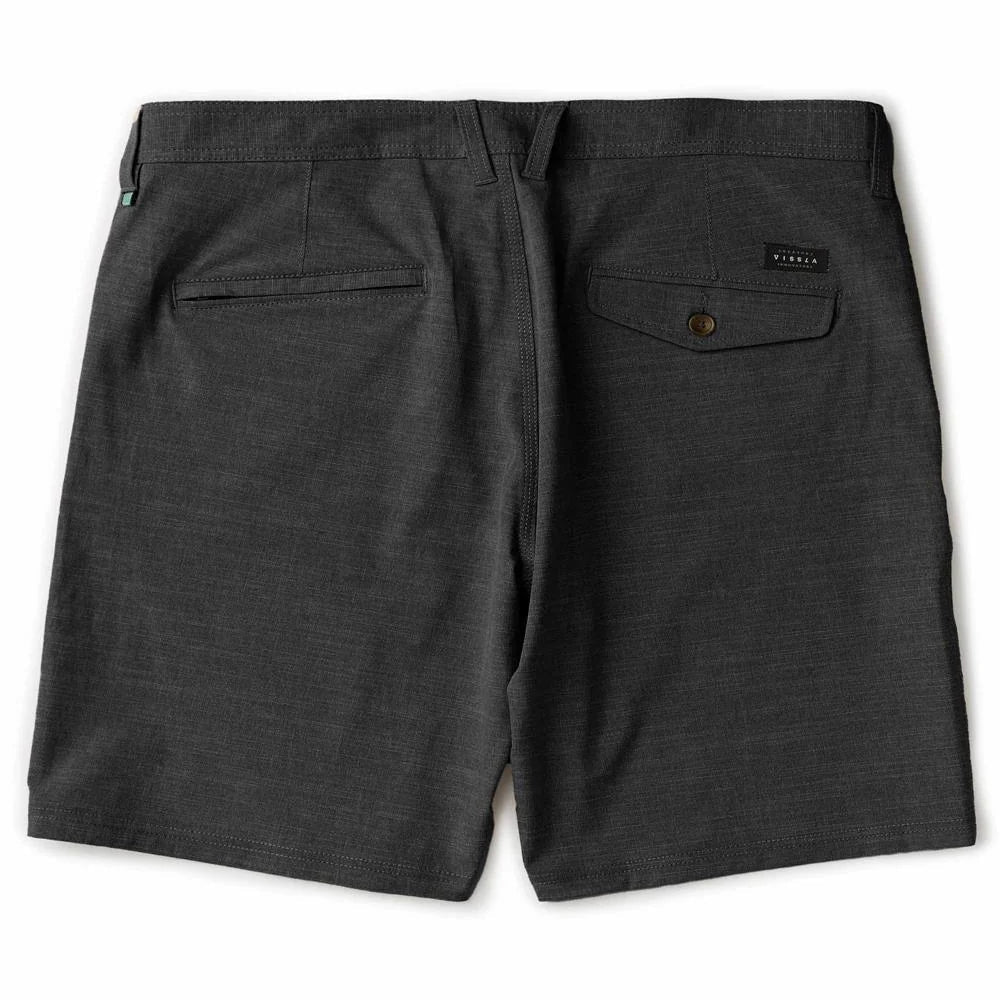 short hybrid gris homme vue de dos avec poche zippée