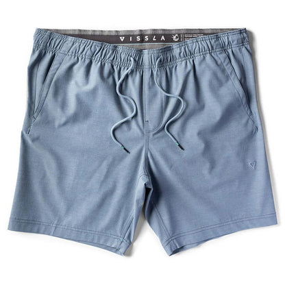short hybride surf ville élastique bleu vissla no see ums