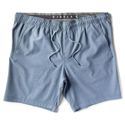 short hybride surf ville élastique bleu vissla no see ums