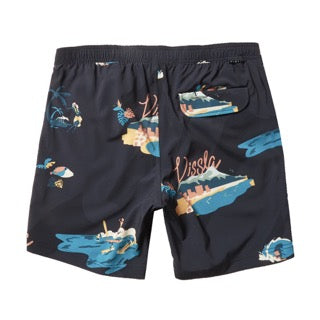 VISSLA ENFANT MAILLOT WAIKOOKS 13“ Black